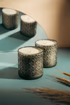 Vela Naranja Vibrante